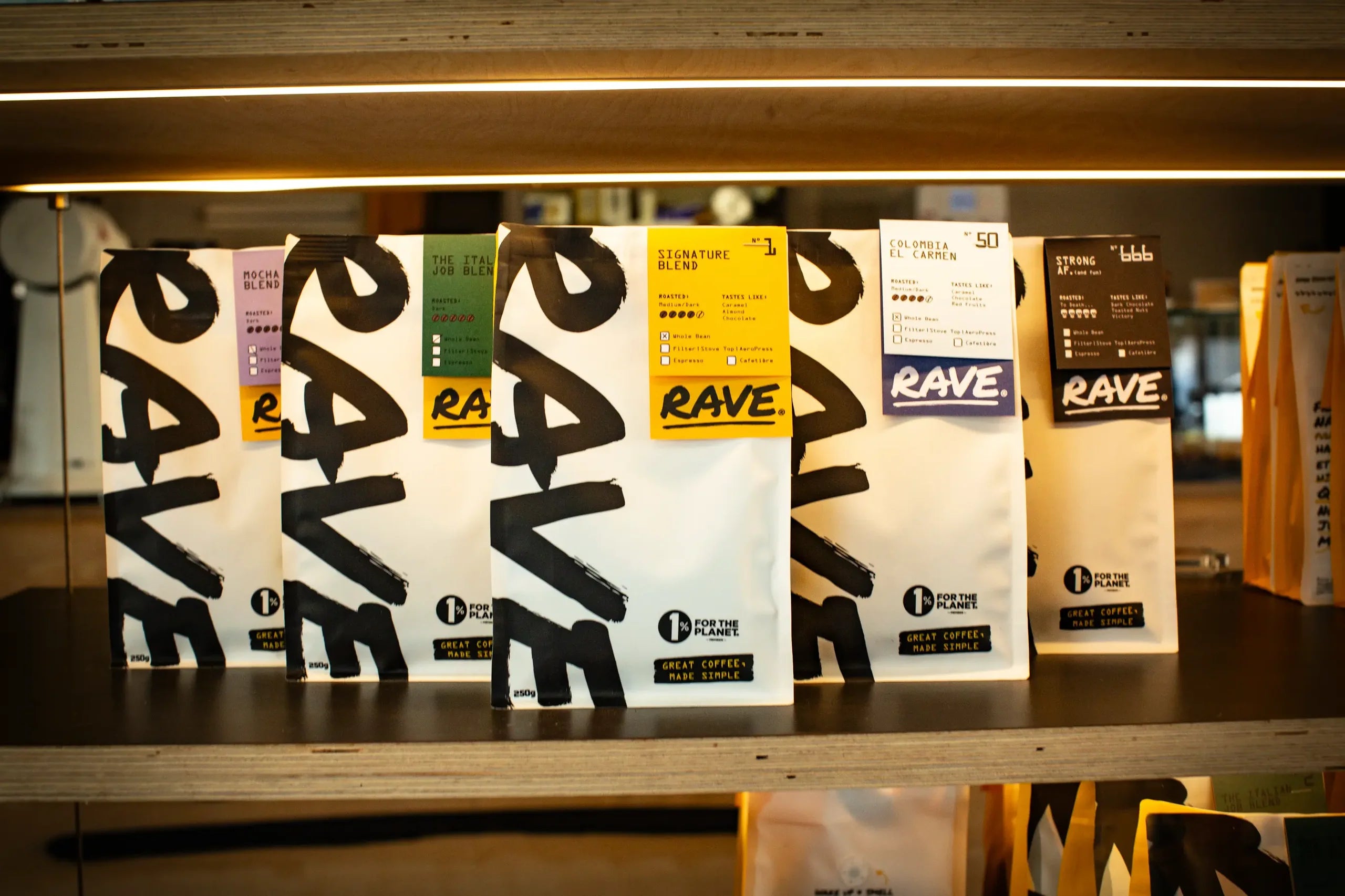 Rave Coffee logo